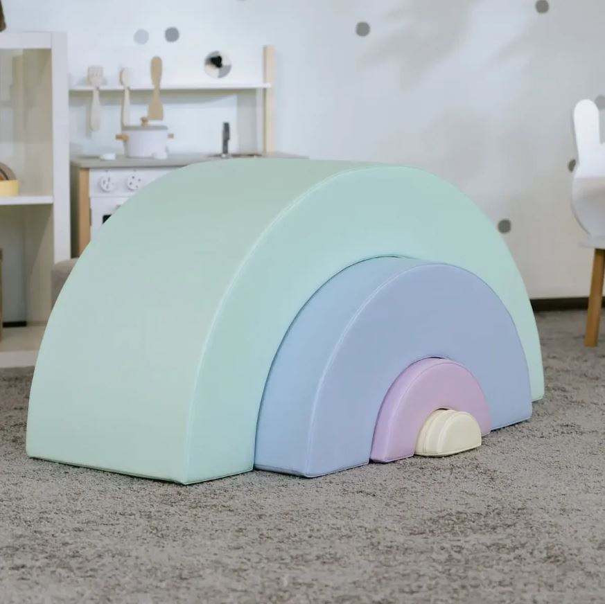 SoftPlay_Rainbow.jpg Rainbow SoftPlay Pastel Set - Afbeelding 1
