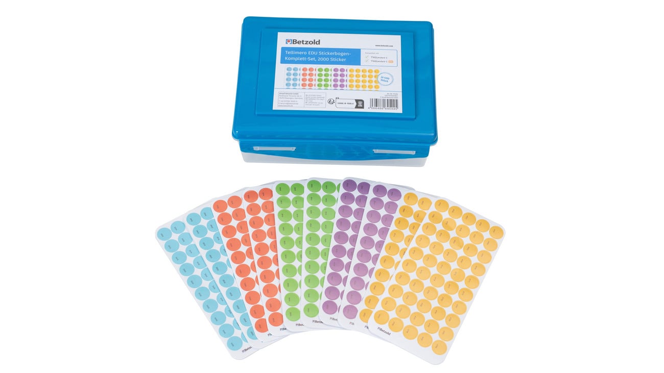 Tellimero-EDU-Stickerbogen-Komplett-Set-E_775356_a-ZD.jpg Tellimero EDU stickerblad-compleetset - Afbeelding 1