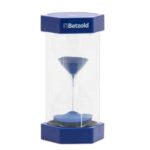 Zandloper - 5 minuten blauw - groot