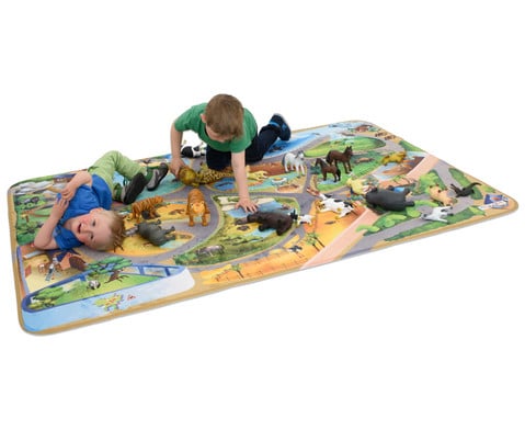 Zoo-Teppich-super-soft-97049_h-L.jpg Dierentuin Kleed Super Soft - Afbeelding 1