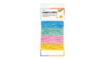 Gummikoordenset met 4 stuks, pastel