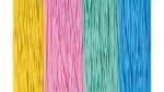 Gummikoordenset met 4 stuks, pastel - Afbeelding 5