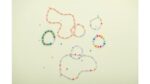 Gummikoordenset met 4 stuks, pastel - Afbeelding 11