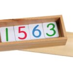 Getalkaarten (1 - 9999 - in houten opbergdoos)
