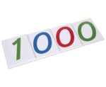 Getalkaarten (1 - 9999 - in houten opbergdoos) - Afbeelding 6