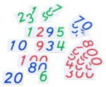 Getalkaarten (1 - 9999 - in houten opbergdoos) - Afbeelding 4