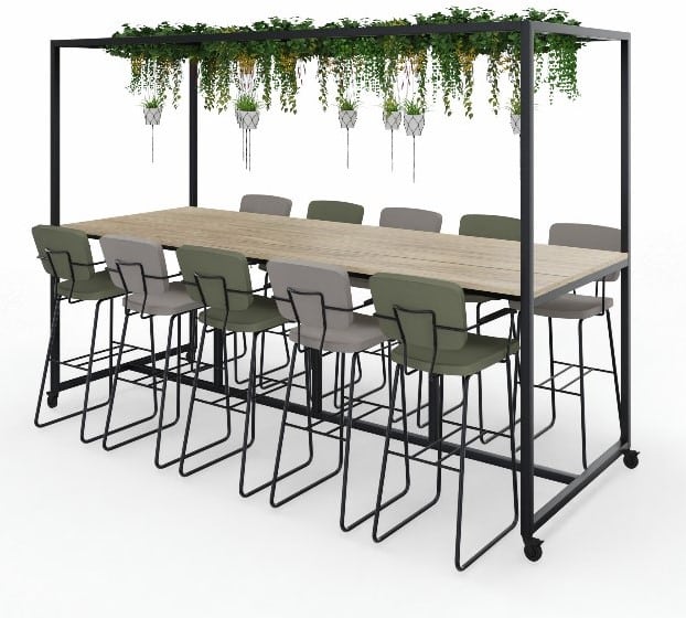 move-hoog-110-cm-op-wielen-met-rooster-dakelement.jpeg BSO Groepstafel Move - Afbeelding 1