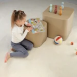 CUBE poef met afgeronde hoeken